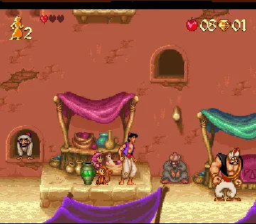 Aladdin (USA) (Beta) screen shot game playing